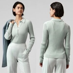 Athleta Sweet Bay Henley Sweater, Size M